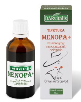 TINKTURA MENOPA+ 50 ml - doprinosi smanjenju menopauzalnih nelagoda